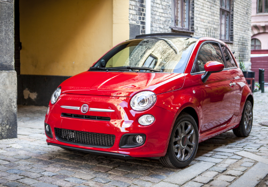 Red Fiat Car