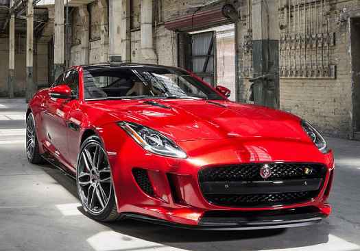 Red Jaguar Car