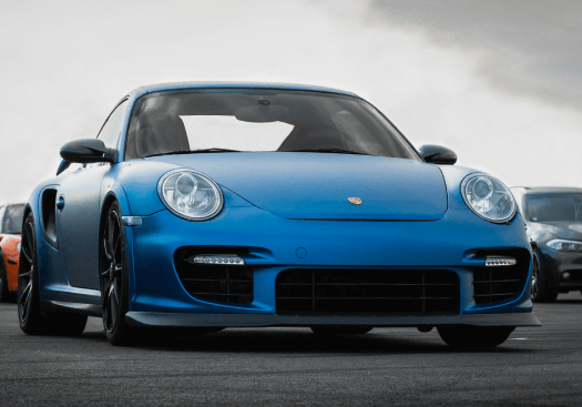 Blue Porsche 911 Sports Car