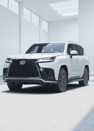 White Lexus LX Luxury SUV