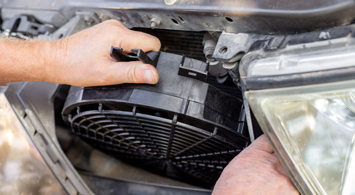 Volvo Cooling Fan Module Repair