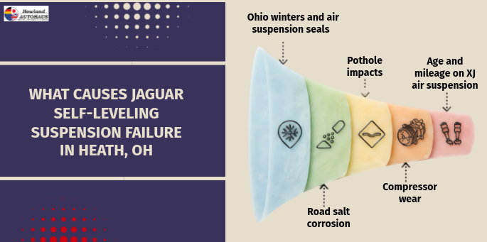 What Causes Jaguar Self-Leveling Suspension Failure in Heath, OH